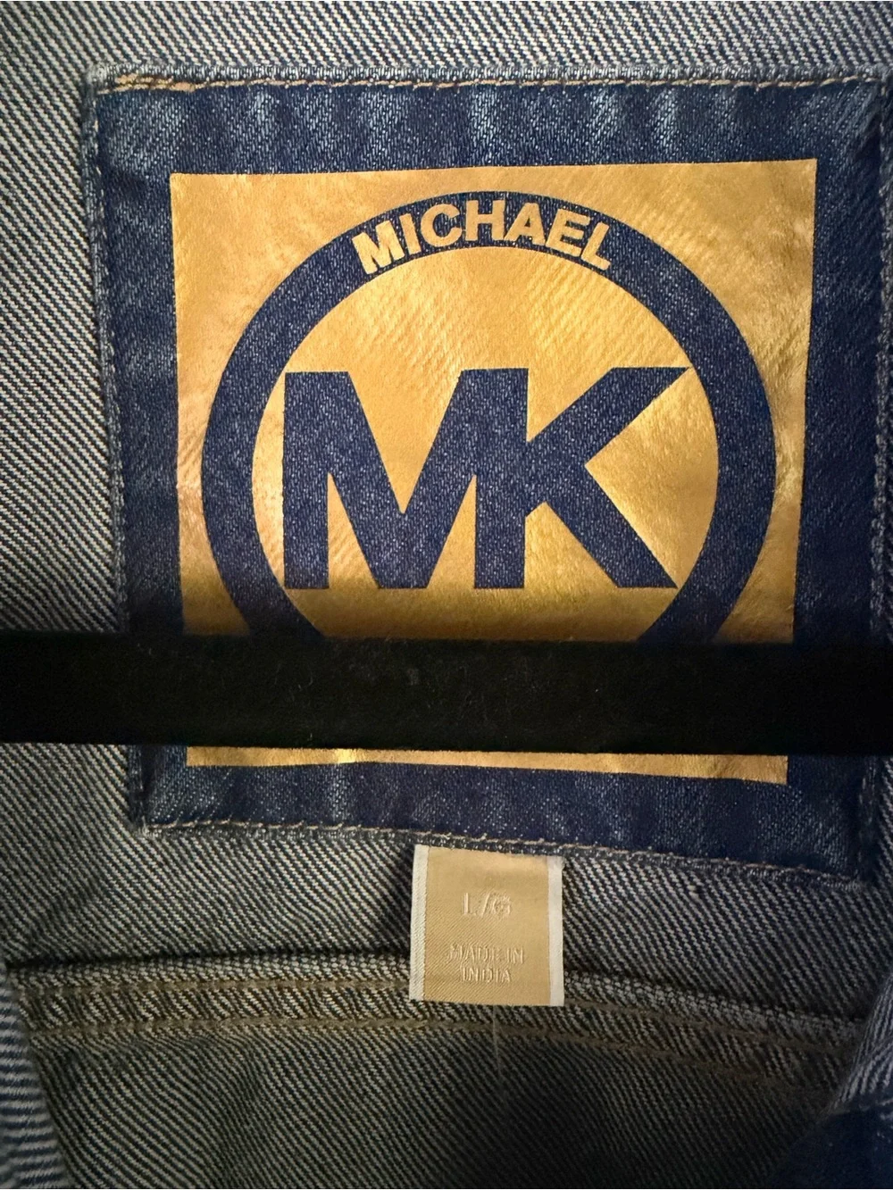 BNWT Michael Kors Blue Denim Long Jacket